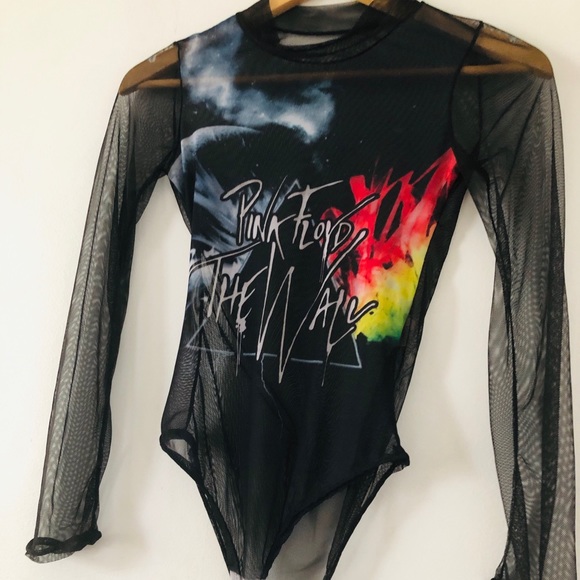 See through bodysuit - Graphic Pink Floyd - Picture 4 of 6